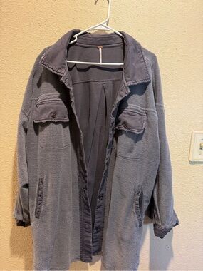 Free People Charcoal Grey Pullover Top
